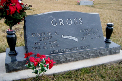 American Black     36“ Western Slant on Base     Turned Granite Vases